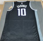 NBA 10 Sabonis Sacramento Kings statement Maillot noir